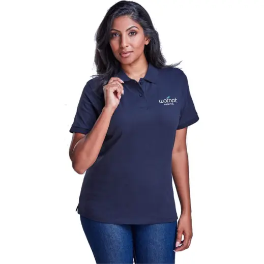 Ladies Recycled Promo Golf Shirt Model